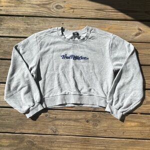 True Religion Cropped Sweatshirt